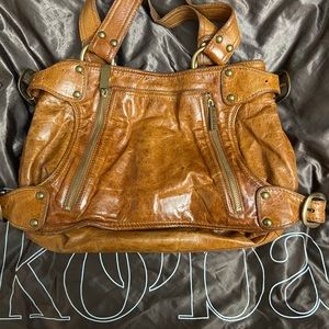 Vintage Kooba Tan/Caramel Leather Bag